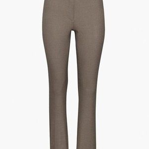 Aritzia Babaton Numero Pant Size 2 in Black and Brown Houndstooth